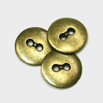 M-1281-D - Metal 2-Hole Shirt Button, Priced per Dozen M-1281-D - Metal 2-Hole Shirt Button, Priced per Dozen
